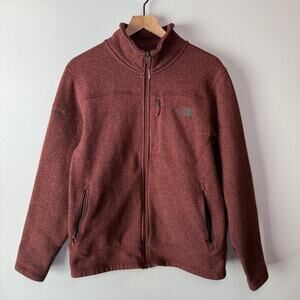 The North Face Men's Gordon Lyons Fleece Jacket Rust Red Size Medium